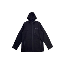 製造複合外套  夾位拉鏈設計 黑色連帽風褸外套 保暖 J992 製造複合外套  夾位拉鏈設計 黑色連帽風褸外套 保暖 J992